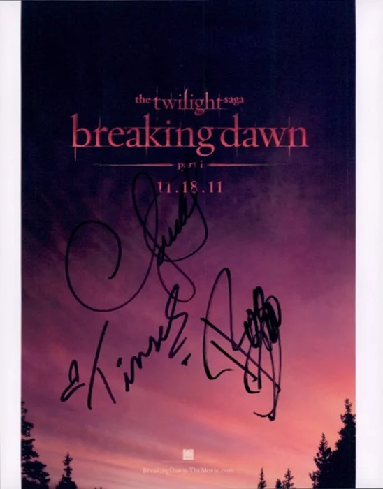 Breaking Dawn - Part 1 autograph
