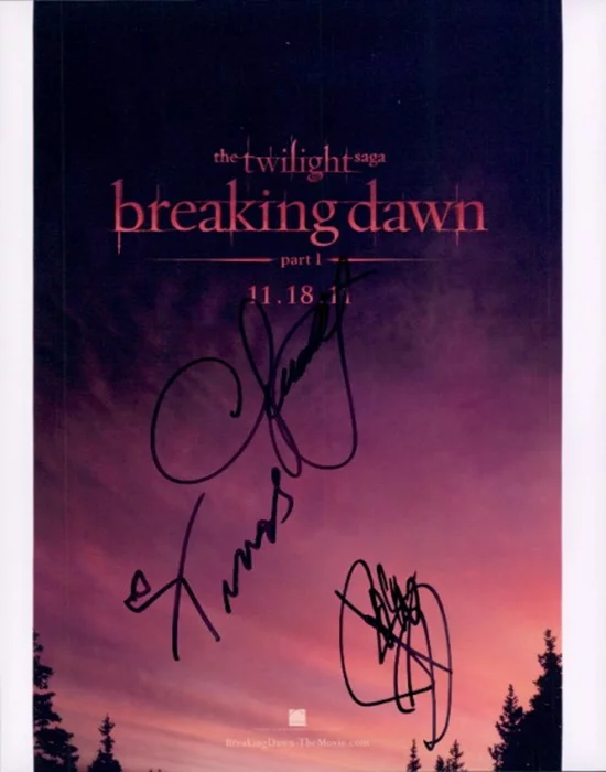 Breaking Dawn - Part 1 autograph