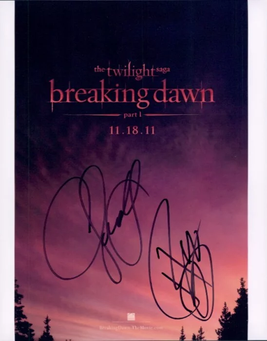 Breaking Dawn - Part 1 autograph