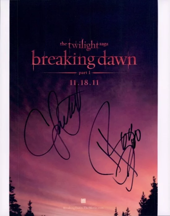 Breaking Dawn - Part 1 autograph