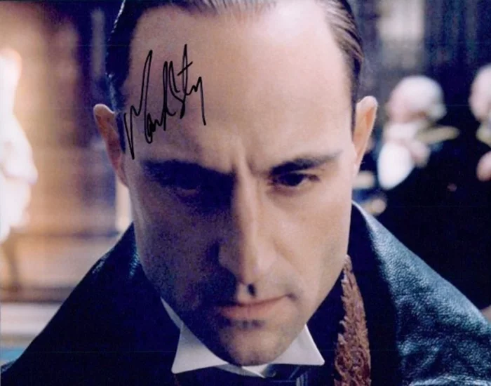 Mark Strong autograph