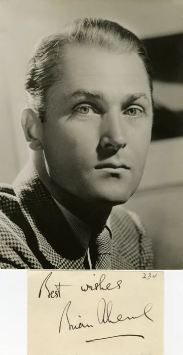 Brian Aherne autograph