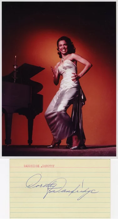 Dorothy Dandridge autograph