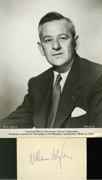 William Wyler autograph
