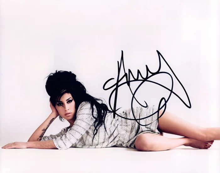 Amy Winehouse autograph