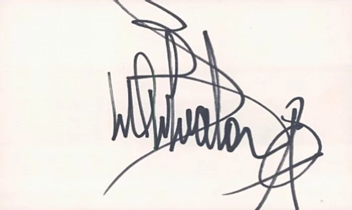 Will Wheaton autograph