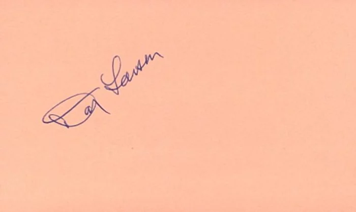 Don Larsen autograph