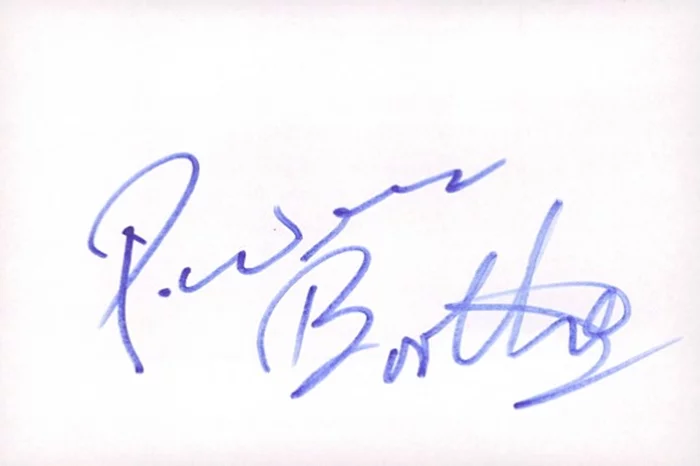 Powers Boothe autograph