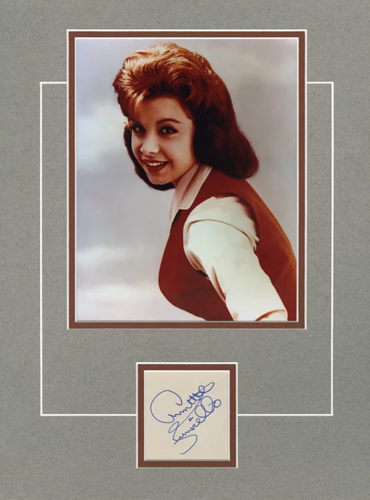 Annette Funicello autograph