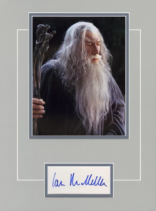 Ian McKellen autograph