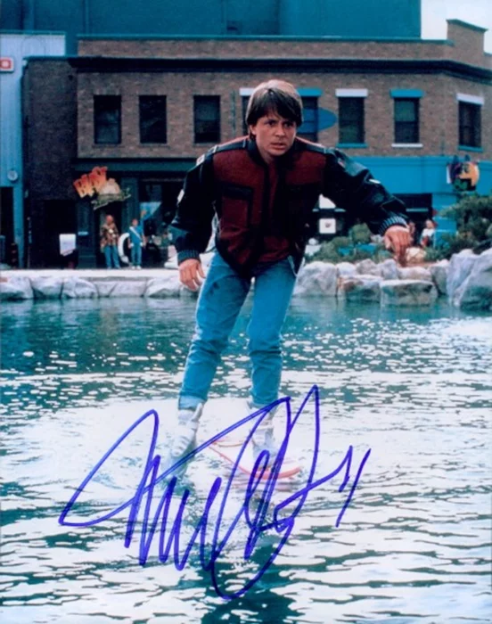 Michael J. Fox autograph