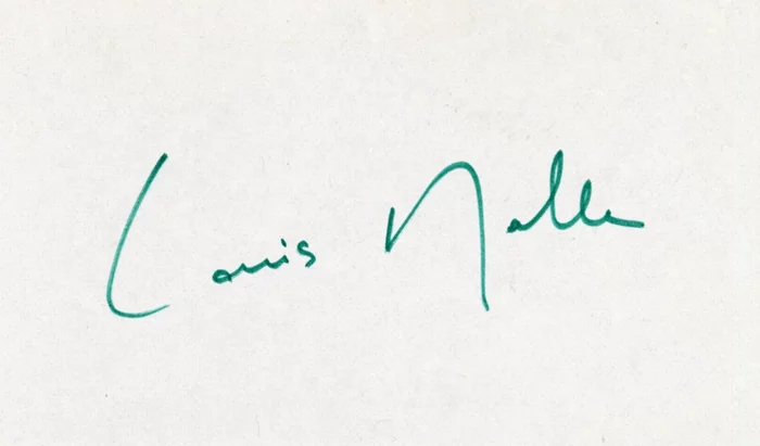 Louis Malle autograph