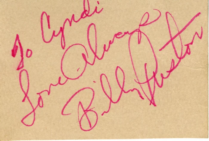 Billy Preston autograph