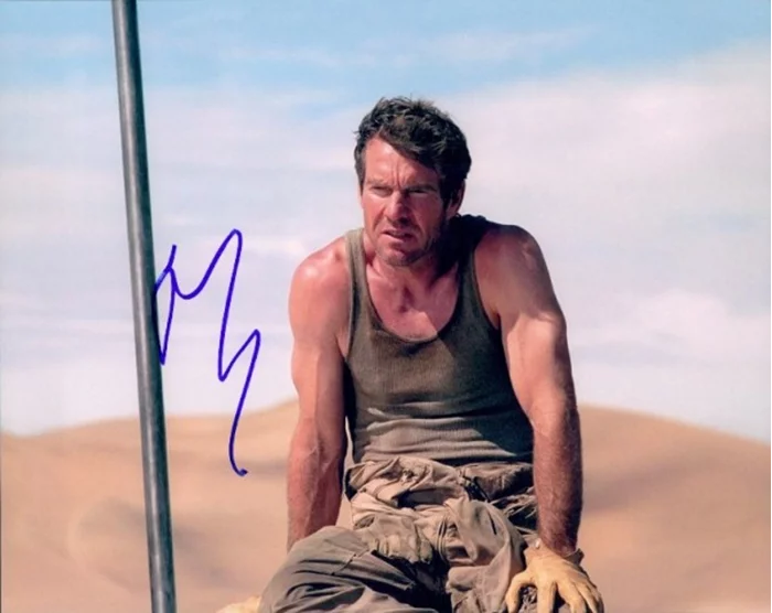 Dennis Quaid autograph