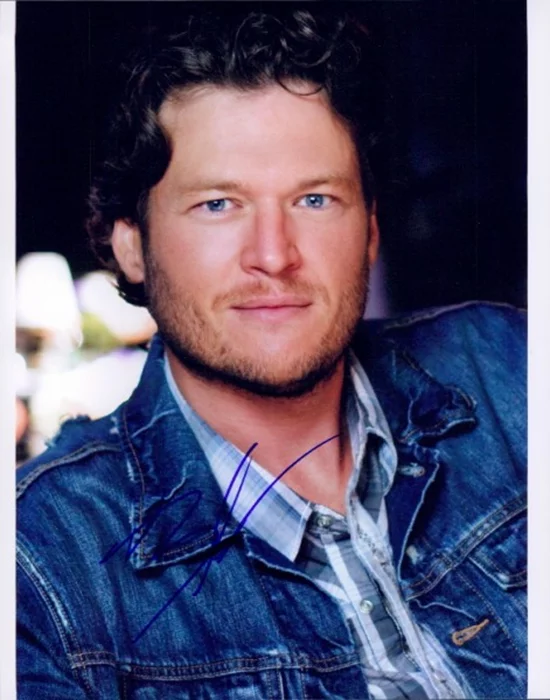 Blake Shelton autograph