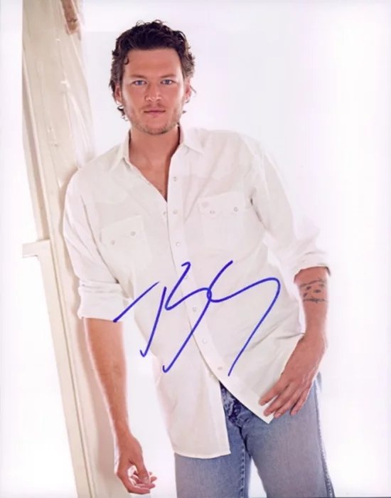 Blake Shelton autograph