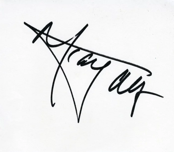 Mick Jagger autograph