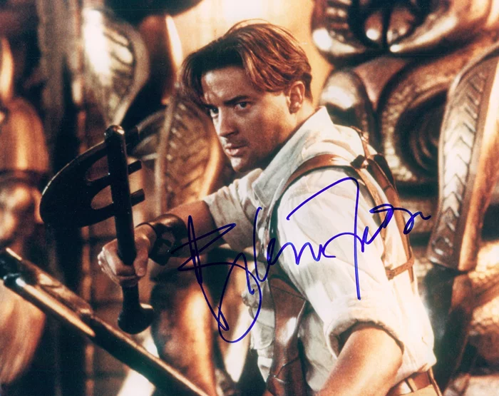 Brendan Fraser autograph