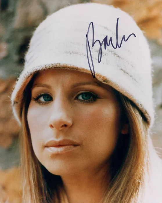 Barbra Streisand autograph