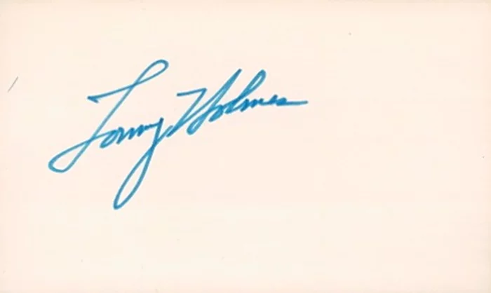 Larry Holmes autograph