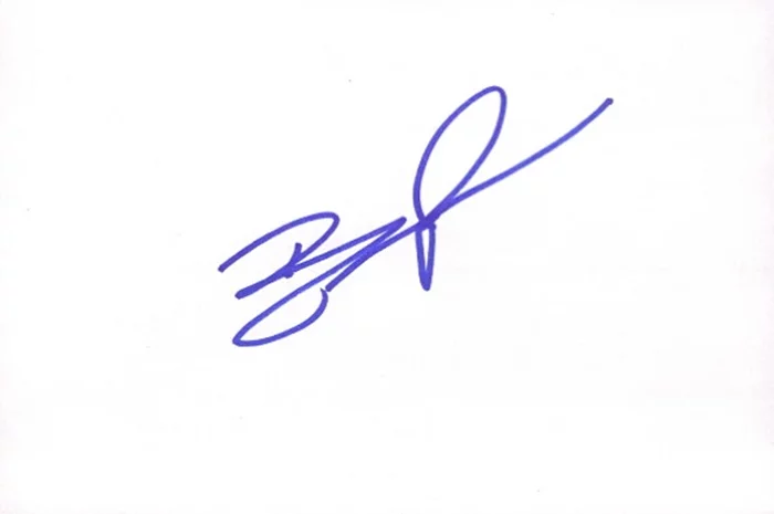 Barry Pepper autograph