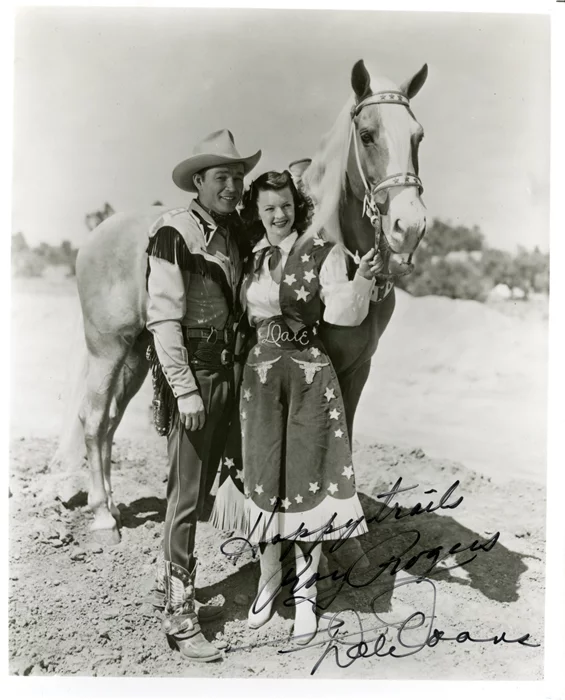 Roy Rogers & Dale Evans autograph