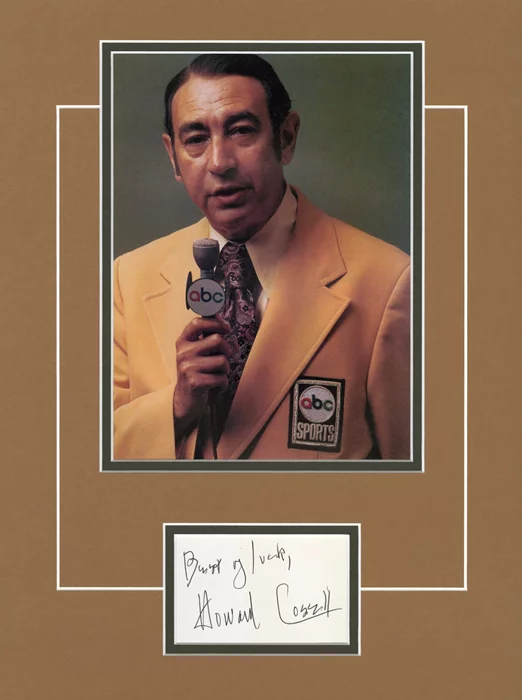 Howard Cosell autograph