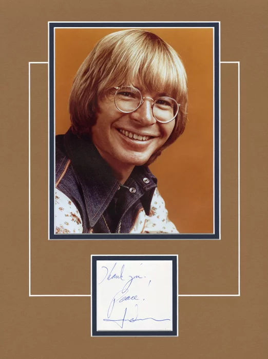 John Denver autograph