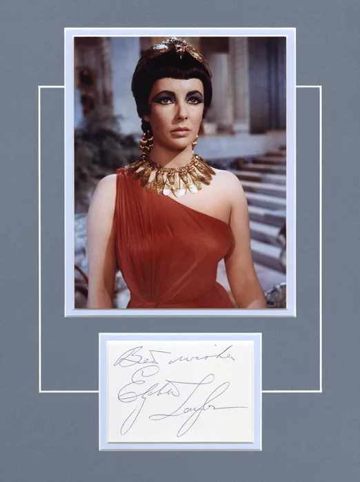 Elizabeth Taylor autograph