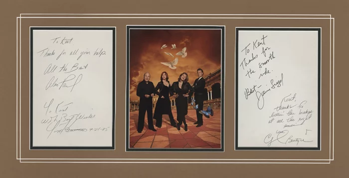 The Manhattan Transfer autograph