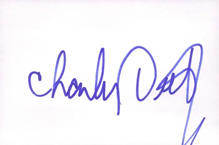 Charles S. Dutton autograph