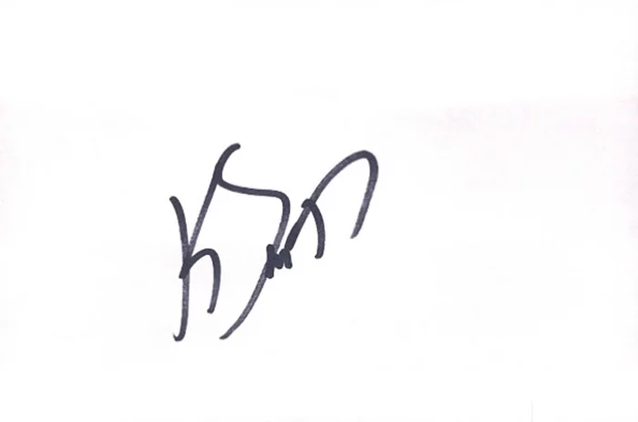 Kerr Smith autograph