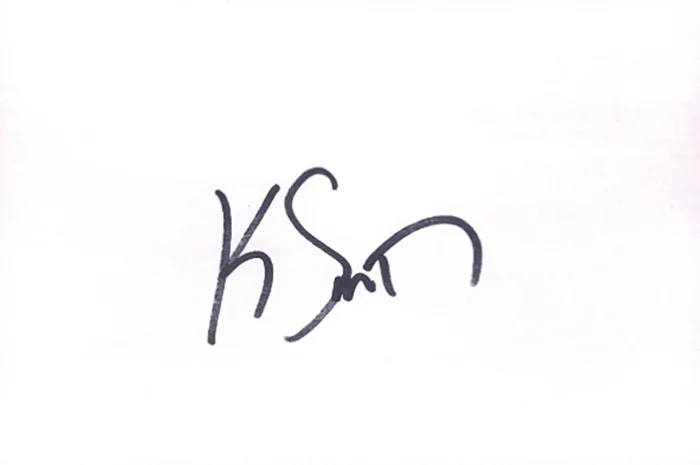 Kerr Smith autograph
