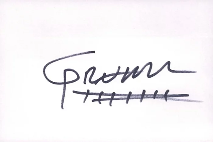 Graham Phillips autograph