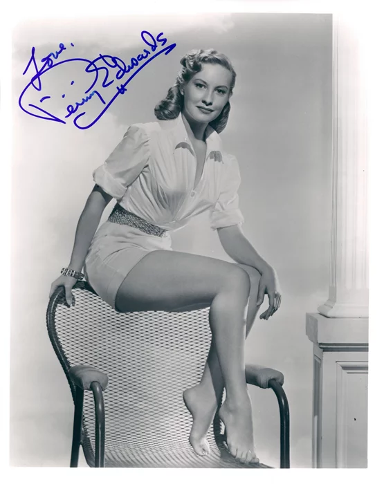 Penny Edwards autograph