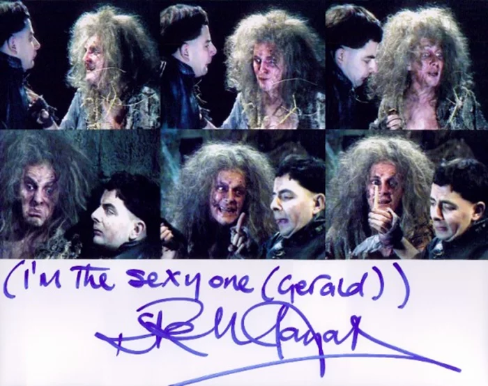 Rik Mayall autograph