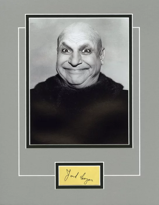 Jackie Coogan autograph
