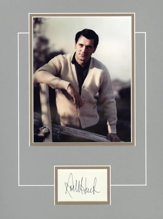 Rock Hudson autograph