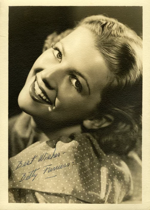 Betty Furness autograph