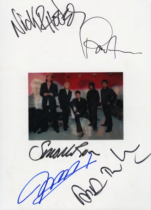Duran Duran autograph