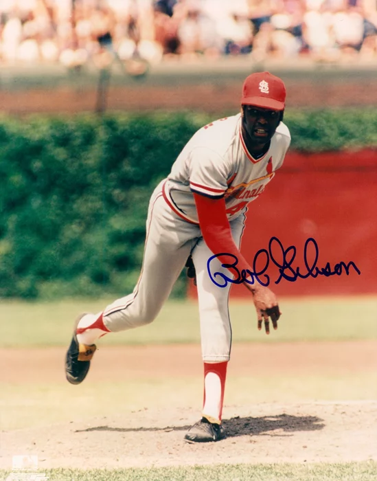 Bob Gibson autograph