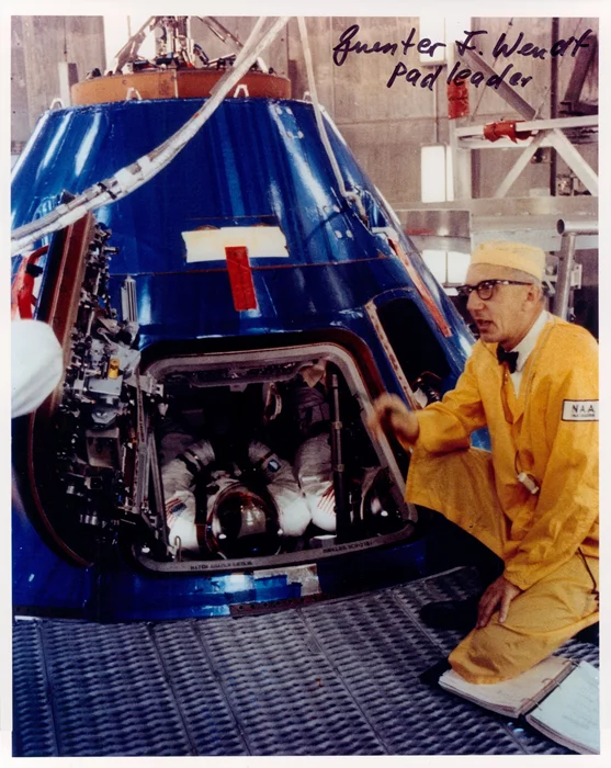 Guenter Wendt autograph