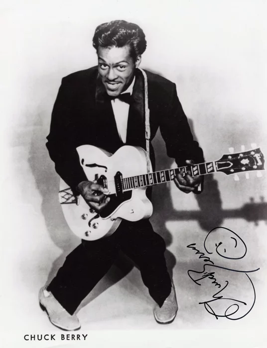 Chuck Berry autograph