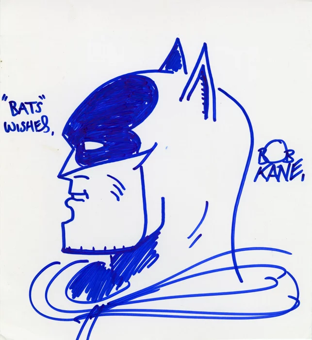 Bob Kane autograph