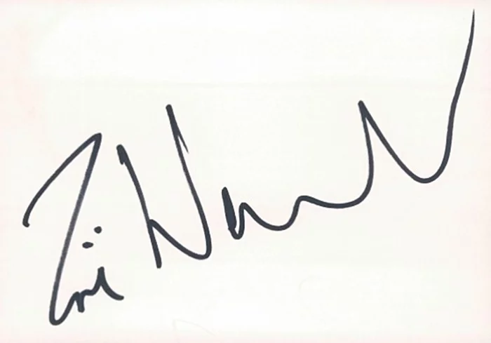 Zoe Wanamaker autograph