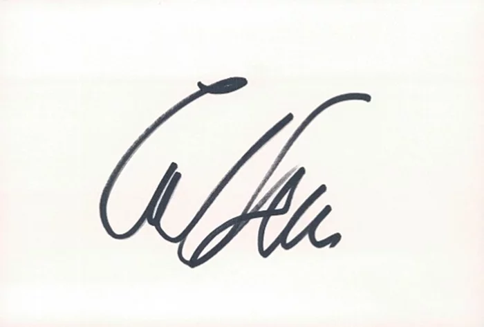 Carl Lewis autograph
