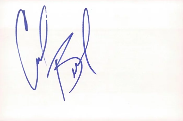 Crystal Bernard autograph
