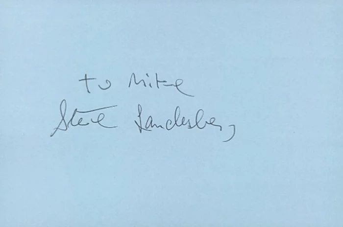 Steve Landesberg autograph