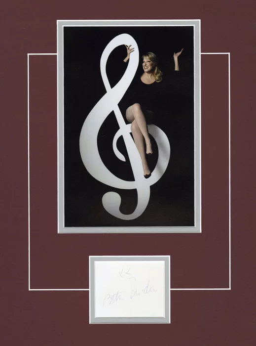 Bette Midler autograph