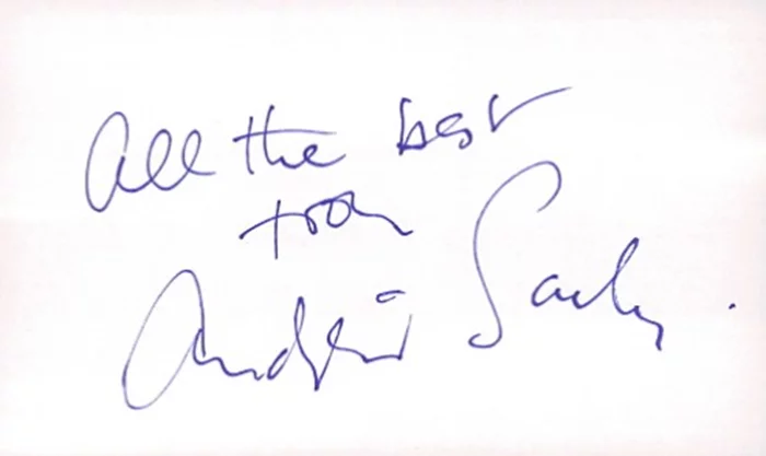 Andrew Sachs autograph